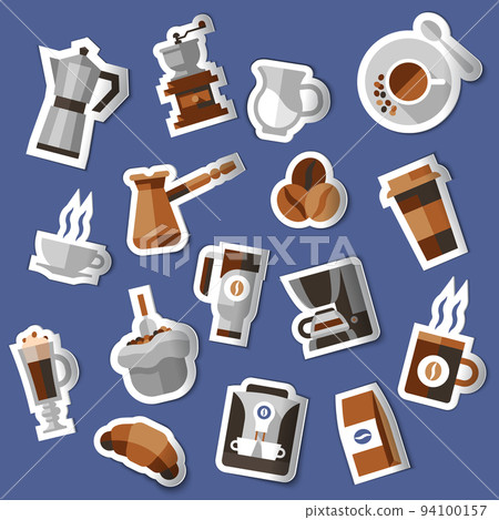 Coffee stickers set 94100157