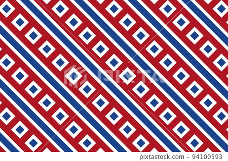 Geometric pattern in the colors of the national flag of Netherlands. The colors of Netherlands. 94100593