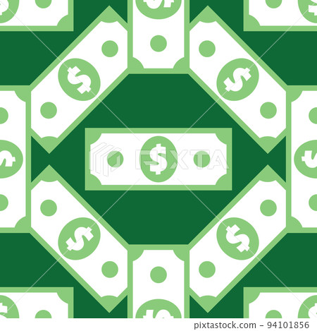 Dollar Banknote Seamless Pattern Dollar Banknote Seamless Pattern 94101856