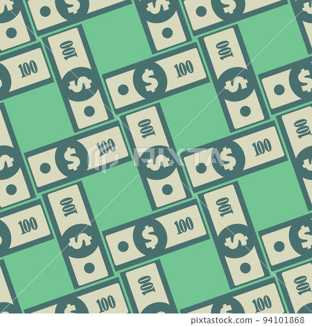 Dollar Banknote Seamless Pattern Dollar Banknote Seamless Pattern 94101868