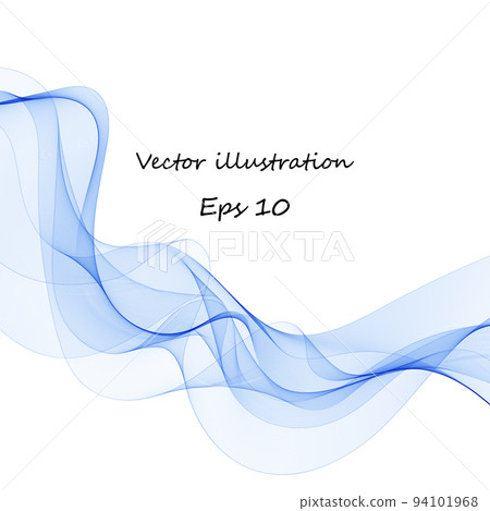 Abstract vector background, blue waved lines for brochure, website, flyer design. illustration Abstract vector background, blue waved lines for brochure, website, flyer design. illustration 94101968