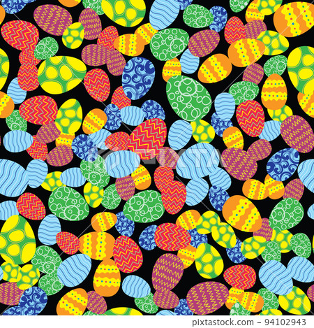 Easter Eggs Seamless Pattern Easter Eggs Seamless Pattern 94102943