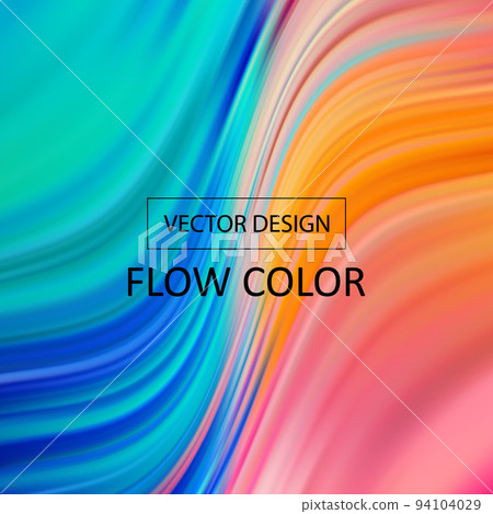 Colorful wavy pattern for backgrounds and design. eps 10 94104029