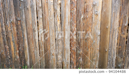 Close up brown Wooden planks texture. Old slab background. Natural wooden texture background. Brown planks 94104486