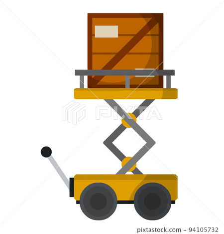 Lift on wheels. Warehouse cart. 94105732