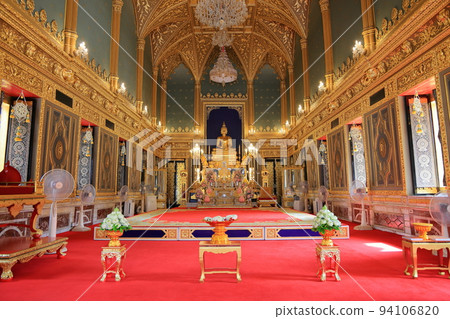 The Ancient Buddha statue install as The principal in Church at Buddhist temple. The Ancient Buddha statue install as The principal in Church at Buddhist temple. 94106820