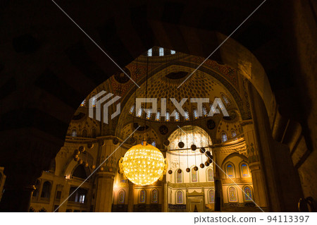 Inside the chapel of Kocatepe Mosque in Ankara, the capital of Turkey Inside the chapel of Kocatepe Mosque in Ankara, the capital of Turkey 94113397