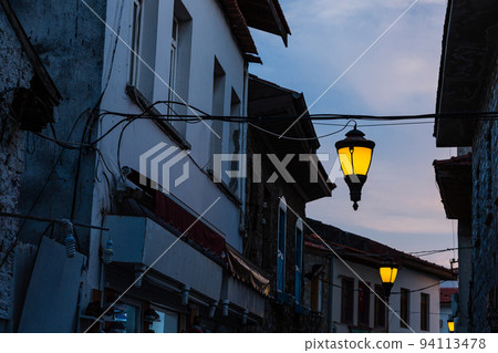 土耳其馬爾馬里斯黃昏時分的城市景觀 94113478