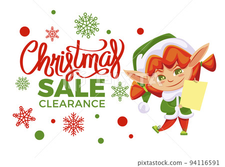 Christmas Sale Clearance, Holiday Off, Elf Girl 94116591