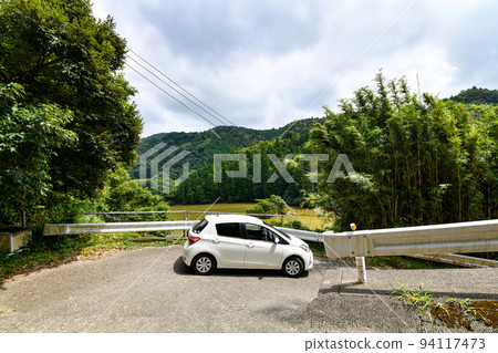 Minamiboso Awa Chuo Dam and car 94117473