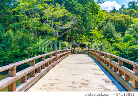 松江城龜田橋(島根縣松江市) 松江城龜田橋(島根縣松江市) 94118881