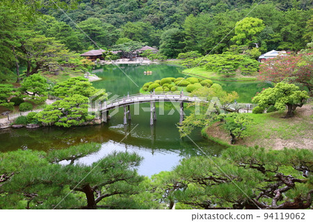 四國高松栗林公園平峰的壯麗景色 94119062