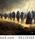 knights marching 94119384