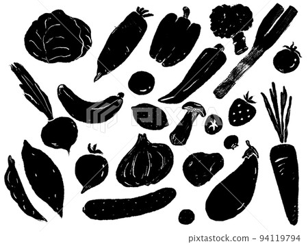 Monochrome vegetables Monochrome vegetables 94119794