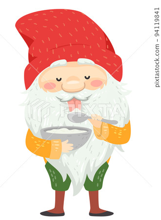 Iceland Yule Lad Skyr Yogurt Gobbler Illustration 94119841