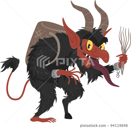 Krampus Austria Christmas Illustration Krampus Austria Christmas Illustration 94119846