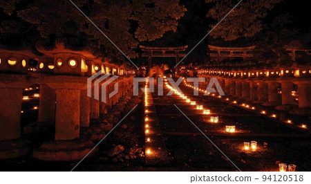 萩市大聖院盂蘭盆火歡迎儀式 94120518