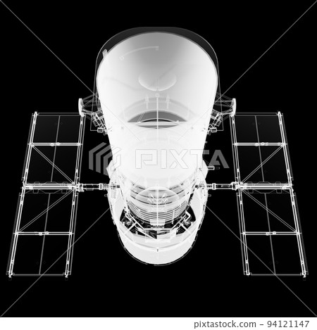 The Hubble Space Telescope. X-Ray render 94121147