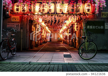 Aoba oden town at night in Shizuoka City, Shizuoka Prefecture 94121636