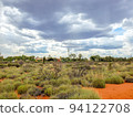 澳大利亞沙漠、天空和雲彩 94122708