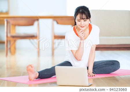 Women's PC Online Fitness Online Yoga Living Casual 94123060