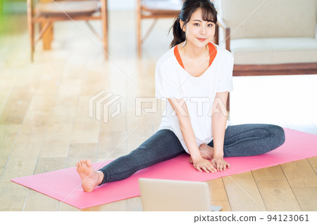 Women's PC Online Fitness Online Yoga Living Casual 94123061
