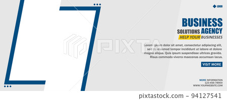 Business concept banner template, Business Teamwork corporate. Business concept banner template, Business Teamwork corporate. 94127541