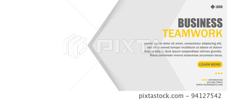 Business concept banner template, Business Teamwork corporate. Business concept banner template, Business Teamwork corporate. 94127542
