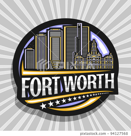 Vector logo for Fort Worth 94127568