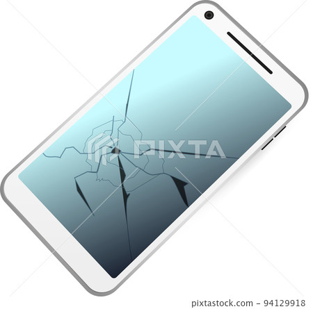 cracked smartphone 94129918