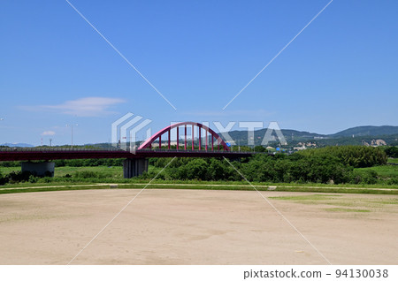Yamashiro Ohashi over the Kizu River Yamashiro Ohashi over the Kizu River 94130038