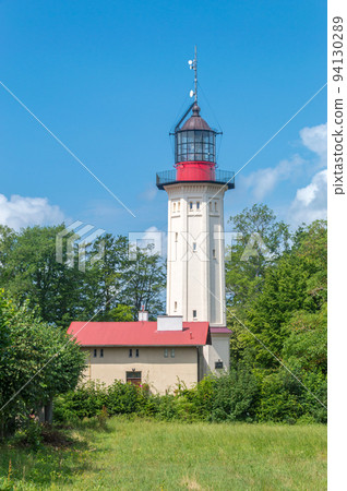 Baltic Sea lighthouse II in Rozewie village in Poland. Baltic Sea lighthouse II in Rozewie village in Poland. 94130289