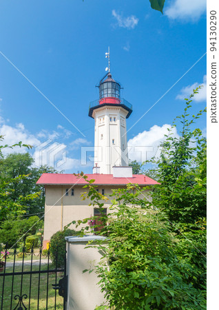 Baltic Sea lighthouse II in Rozewie village at Cape Rozewie in Poland. Baltic Sea lighthouse II in Rozewie village at Cape Rozewie in Poland. 94130290