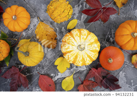 pumpkin on table pumpkin on table 94132231