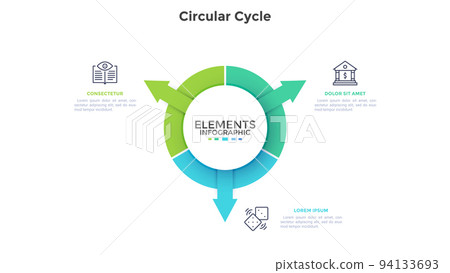 Modern Infographic Vector Template Modern Infographic Vector Template 94133693