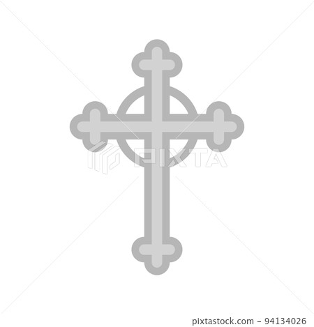 Christian Cross isolated on white background Christian Cross isolated on white background 94134026