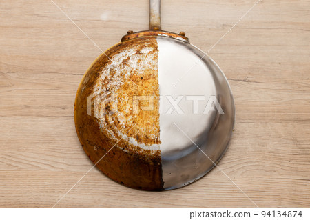 半燒半磨的煎鍋 94134874