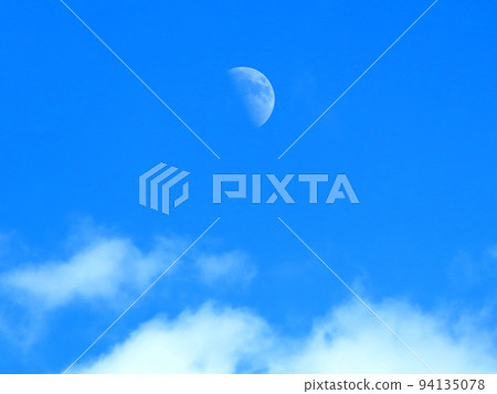 Clouds and moon 94135078