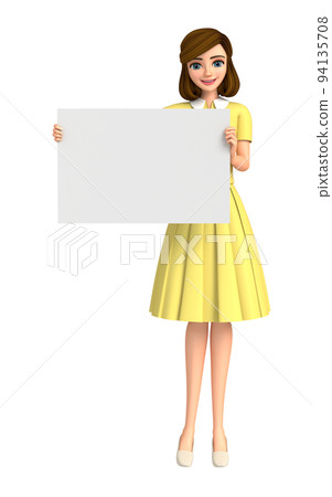 一位女士用白板解釋 一位女士用白板解釋 94135708