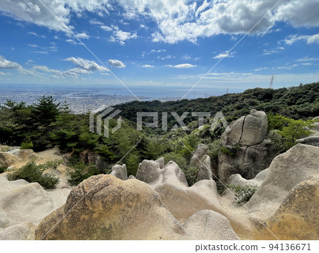Rokko Mountain Range Ashiya Rock Garden Pillar Rock Rokko Mountain Range Ashiya Rock Garden Pillar Rock 94136671