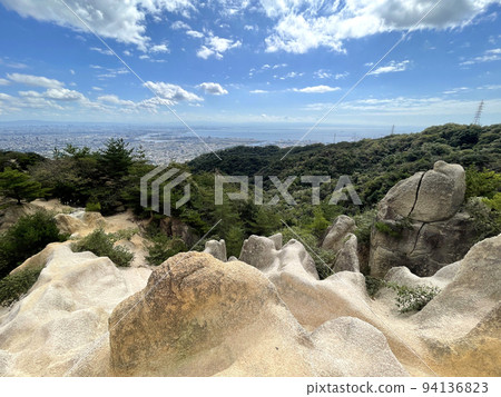 Rokko Mountain Range Ashiya Rock Garden Pillar Rock Rokko Mountain Range Ashiya Rock Garden Pillar Rock 94136823