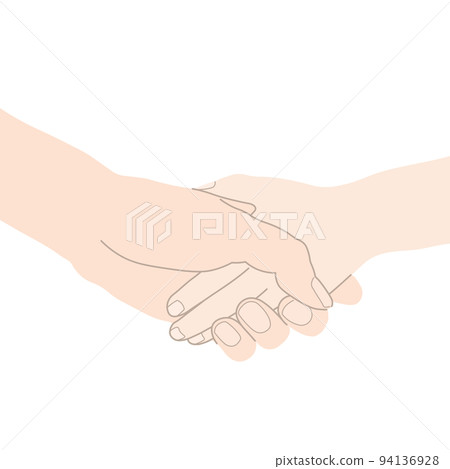 Parent and child shaking hands 2 Parent and child shaking hands 2 94136928