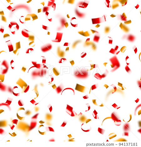 Seamless pattern of confetti and serpentine Seamless pattern of confetti and serpentine 94137181