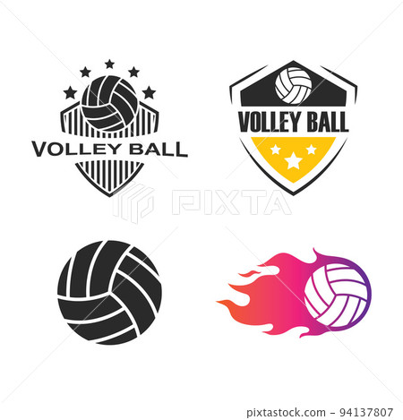 Volley ball logo vector 94137807