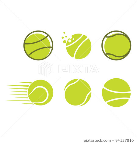 Tennis ball logo vector Tennis ball logo vector 94137810