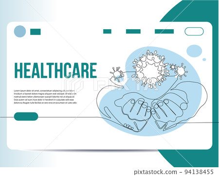 Outline Landing Page Doctor Consultation. Different Free Available Medical Specialist. Professional Telemedicine and Healthcare. Cartoon Design Illustration. Vector illustration 94138455