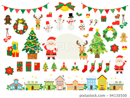 Christmas cute illustration set 94138500