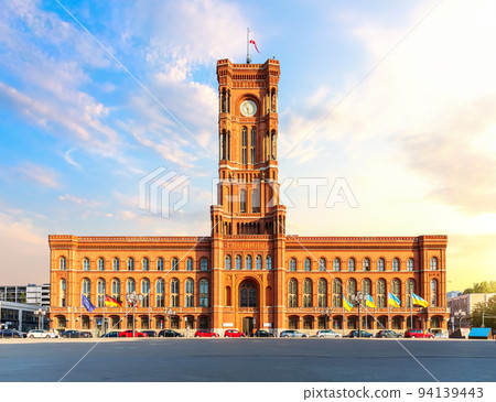 Rotes Rathaus or Red City Hall in Berlin, Germany Rotes Rathaus or Red City Hall in Berlin, Germany 94139443