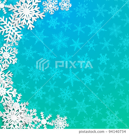 Christmas background of snowflakes Christmas background of snowflakes 94140734