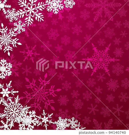Christmas background of snowflakes Christmas background of snowflakes 94140740